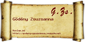Gödény Zsuzsanna névjegykártya